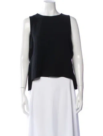 Pre-owned Sonia Rykiel Crew Neck Sleeveless Top In Brown