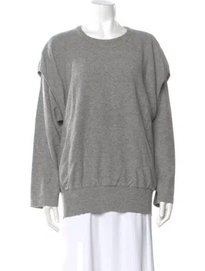 Pre-owned Sonia Rykiel Crew Neck Sweater In Gray