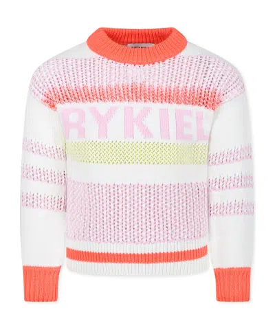 Sonia Rykiel Crew Neck Sweater In Multi