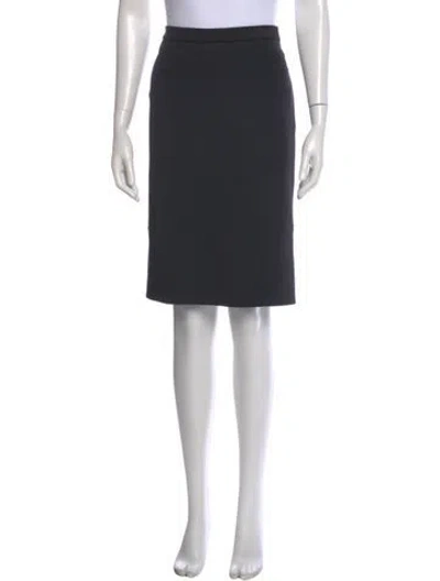 Pre-owned Sonia Rykiel Crystal Embellishments Knee-length Skirt In Gray