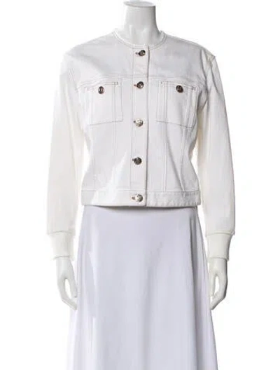 Pre-owned Sonia Rykiel Denim Jacket In Neutral