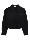 Sonia Rykiel Enfant Button-up Cropped Shirt In Black