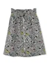 Sonia Rykiel Enfant Graphic-print Midi Skirt In White