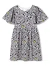 Sonia Rykiel Enfant Graphic-print Mini Dress In 白色