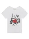 Sonia Rykiel Enfant T-shirt Aus Bio-baumwolle Mit Print In White