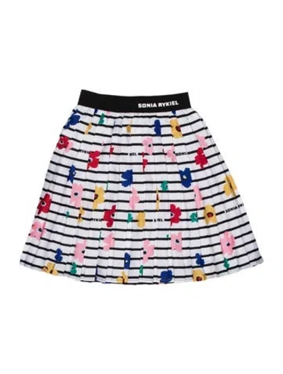 Pre-owned Sonia Rykiel Floral Print Mini Skirt In Multicolor