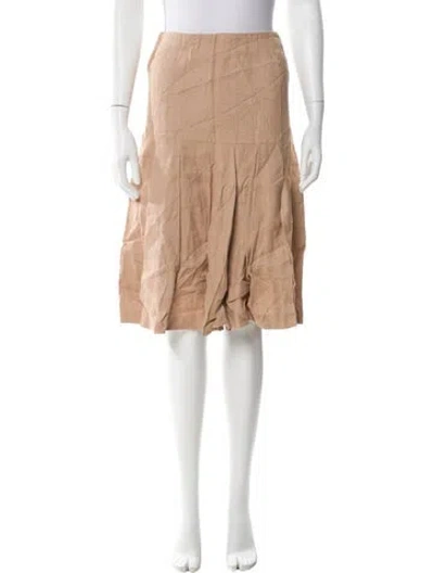 Pre-owned Sonia Rykiel Hemp Knee-length Skirt In Neutral