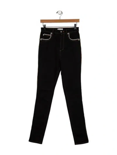 Pre-owned Sonia Rykiel High-rise Skinny Leg Jeans In Black