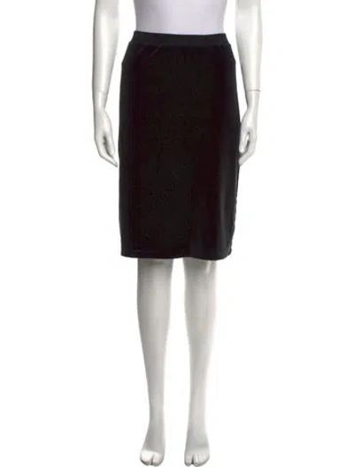 Pre-owned Sonia Rykiel Knee-length Skirt In Black