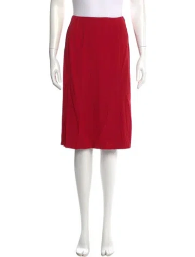 Pre-owned Sonia Rykiel Knee-length Skirt In Red