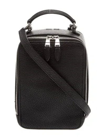 Pre-owned Sonia Rykiel Leather Crossbody Bag In Black