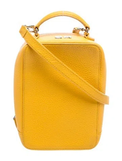 Pre-owned Sonia Rykiel Leather Crossbody Bag In Yellow