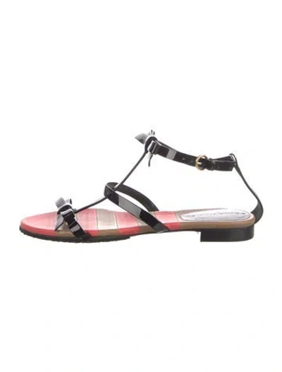 Pre-owned Sonia Rykiel Leather Gladiator Sandals In Multi