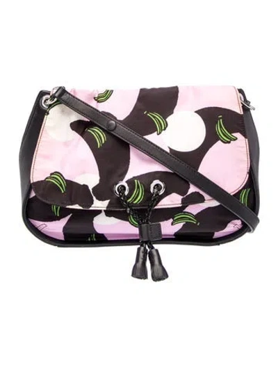 Pre-owned Sonia Rykiel Leather Shoulder Bag In Black