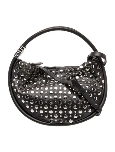 Pre-owned Sonia Rykiel Leather Shoulder Bag W/ Tags In Black