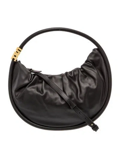 Pre-owned Sonia Rykiel Leather Shoulder Bag W/ Tags In Black