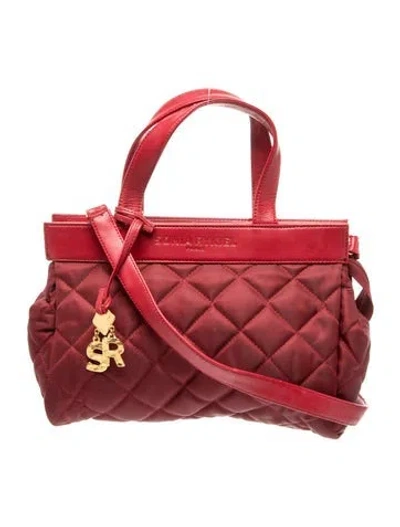 Pre-owned Sonia Rykiel Leather Top Handle Bag In Multi