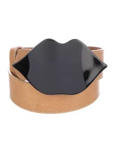 Pre-owned Sonia Rykiel Leather Waist Belt In Brown