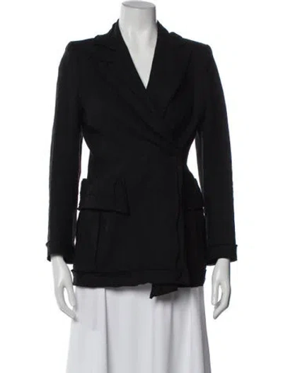 Pre-owned Sonia Rykiel Linen Blazer In Multi