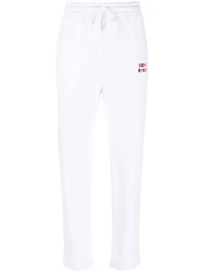 Sonia Rykiel Logo-print Track Pants In White