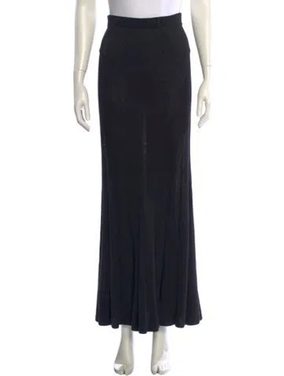 Pre-owned Sonia Rykiel Long Skirt In Black