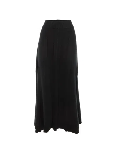 Pre-owned Sonia Rykiel Maxi Skirt In Black