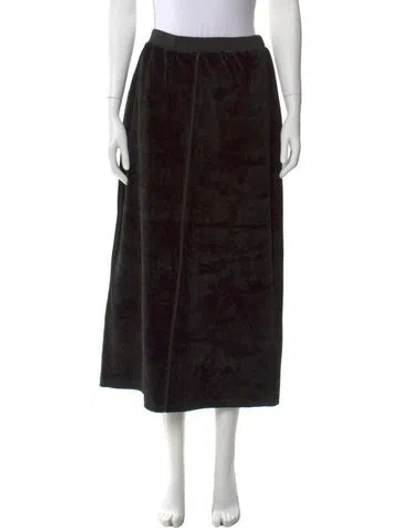 Pre-owned Sonia Rykiel Midi Length Skirt In Black
