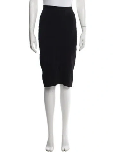 Pre-owned Sonia Rykiel Midi Length Skirt In Black