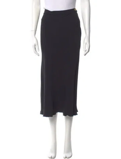 Pre-owned Sonia Rykiel Midi Length Skirt In Gray