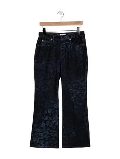 Pre-owned Sonia Rykiel Mid-rise Flared Jeans In Blue