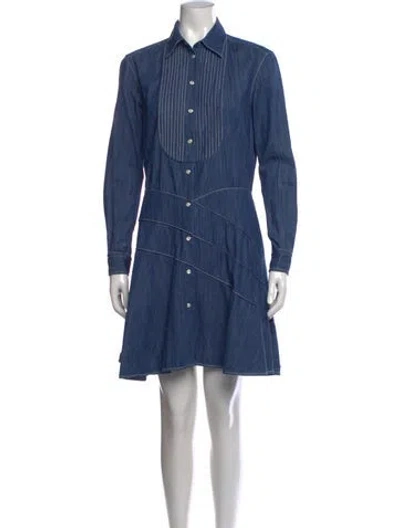 Pre-owned Sonia Rykiel Mini Dress In Blue