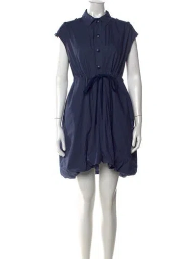Pre-owned Sonia Rykiel Mini Dress In Blue