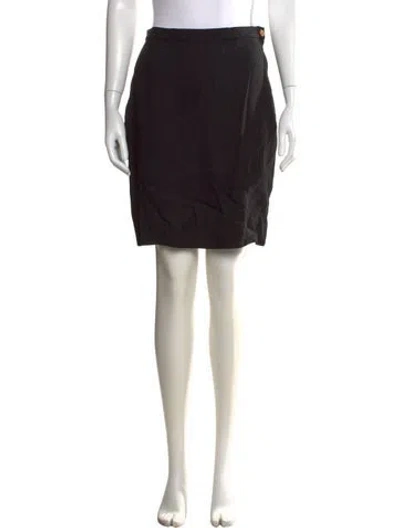 Pre-owned Sonia Rykiel Mini Skirt In Black