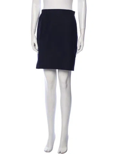 Pre-owned Sonia Rykiel Mini Skirt In Blue