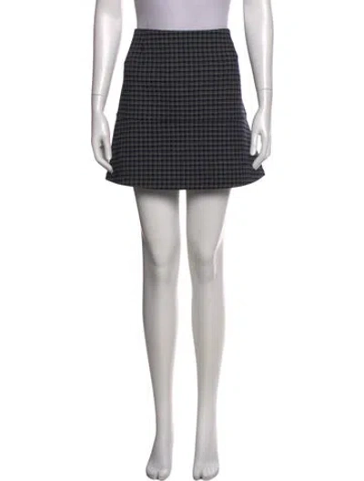 Pre-owned Sonia Rykiel Mini Skirt In Blue
