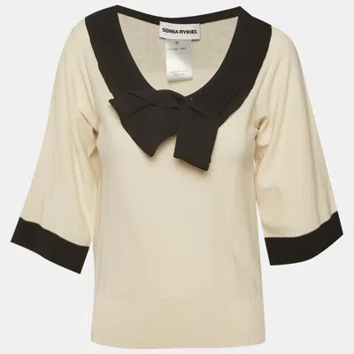 Pre-owned Sonia Rykiel Multicolor Jersey Knit Top M