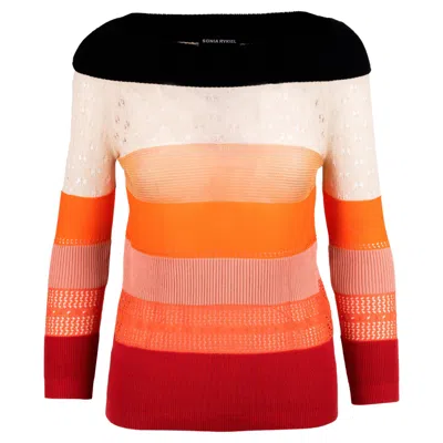 Pre-owned Sonia Rykiel Multicolour Sweater In Red