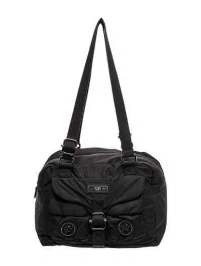 Pre-owned Sonia Rykiel Nylon Shoulder Bag In Black