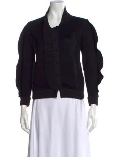 Pre-owned Sonia Rykiel Open Front Sweater In Black