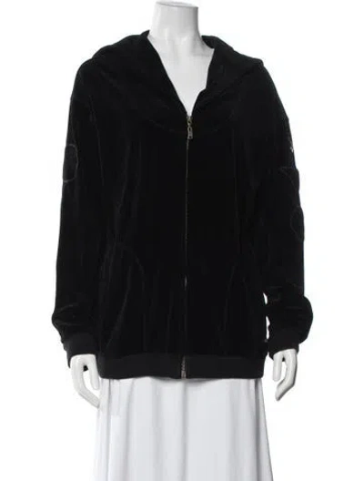 Pre-owned Sonia Rykiel Open Front Sweater In Black