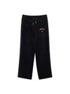 Sonia Rykiel Pants With Logo In Blue