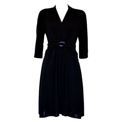 Pre-owned Sonia Rykiel Paris Black Dress Size 42