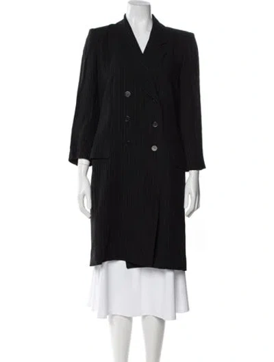 Pre-owned Sonia Rykiel Peacoat In Black