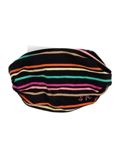 Pre-owned Sonia Rykiel Printed Head Band In Black