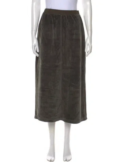 Pre-owned Sonia Rykiel Printed Midi Length Skirt In Green