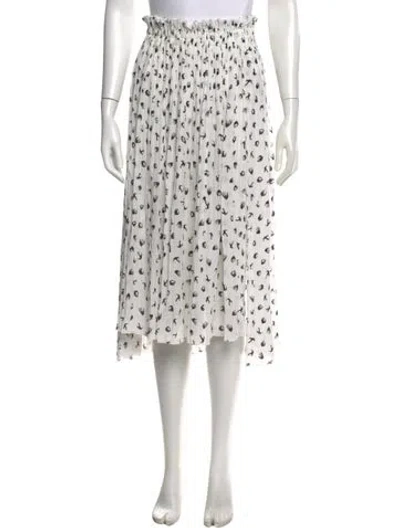 Pre-owned Sonia Rykiel Printed Midi Length Skirt In Neutral