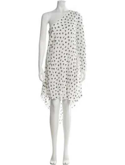 Pre-owned Sonia Rykiel Printed Mini Dress In Neutral