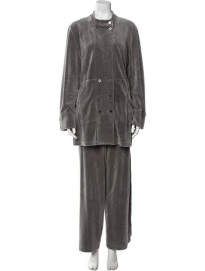 Pre-owned Sonia Rykiel Printed Pant Set In Gray