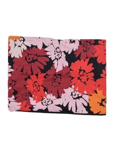 Pre-owned Sonia Rykiel Reversible Printed Pillow Sham In Black/red