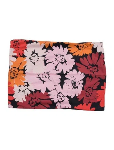 Pre-owned Sonia Rykiel Reversible Printed Pillow Sham In Black/red